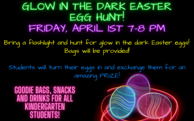 Kindergarten Glow in the Dark Egg Hunt!