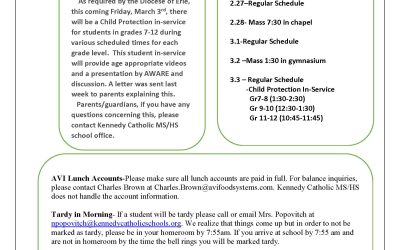 KCMS/HS Weekly Newsletter